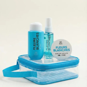 Trousse de voyage bleue