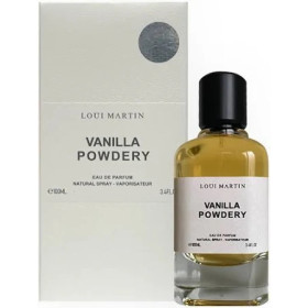 Bouteille de parfum vanille powdery