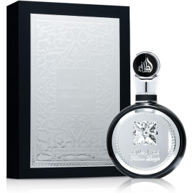 Flacon de parfum noir avec bouchon fakhar