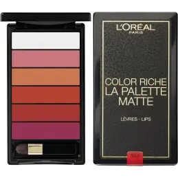 L'Oréal palette lèvres color riche bold mat