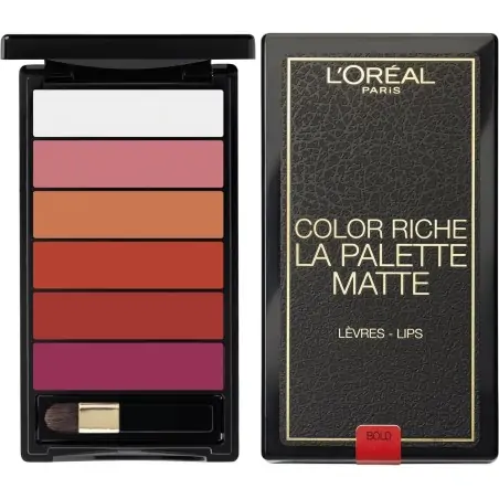 L'OREAL palette lèvres color riche bold mat